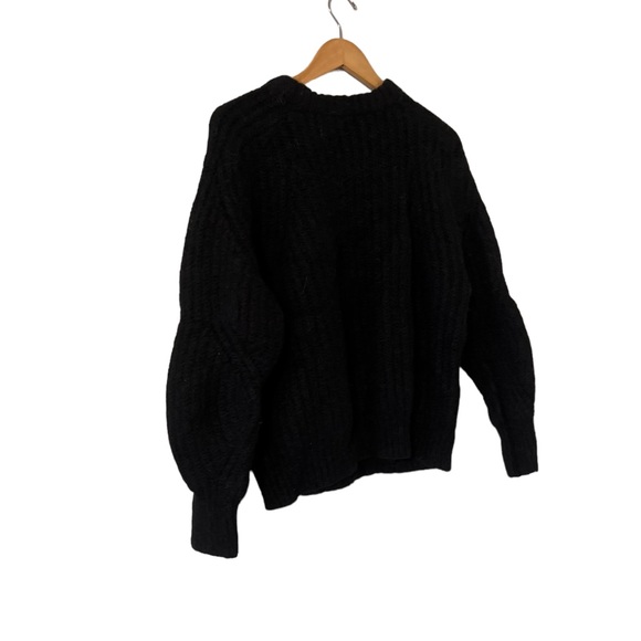 ✨ ROTATE Birgerchristensen Black Sweater Pullover Top - Picture 7 of 10